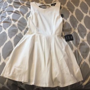White formal dress